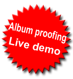Album DS album proofing system live demo
