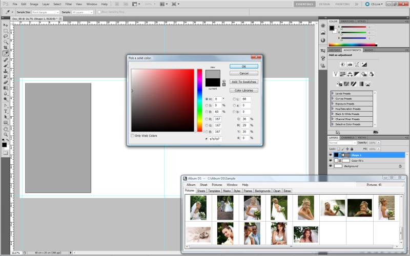 Wedding album design Wedding album design