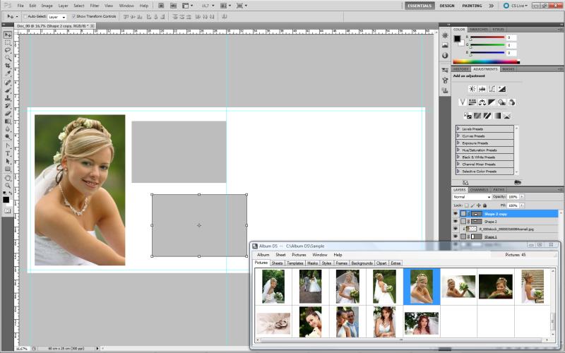 Wedding album design Wedding album design