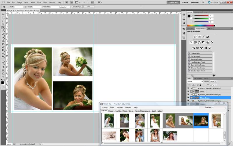 Wedding album design Wedding album design