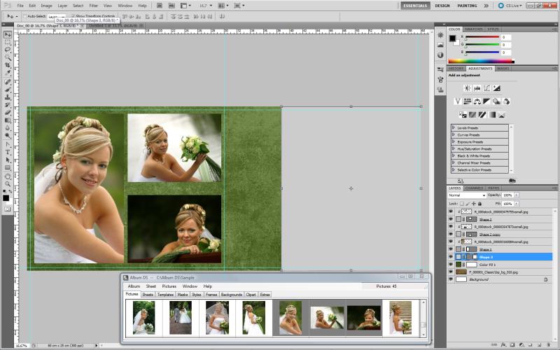 Wedding album design Wedding album design