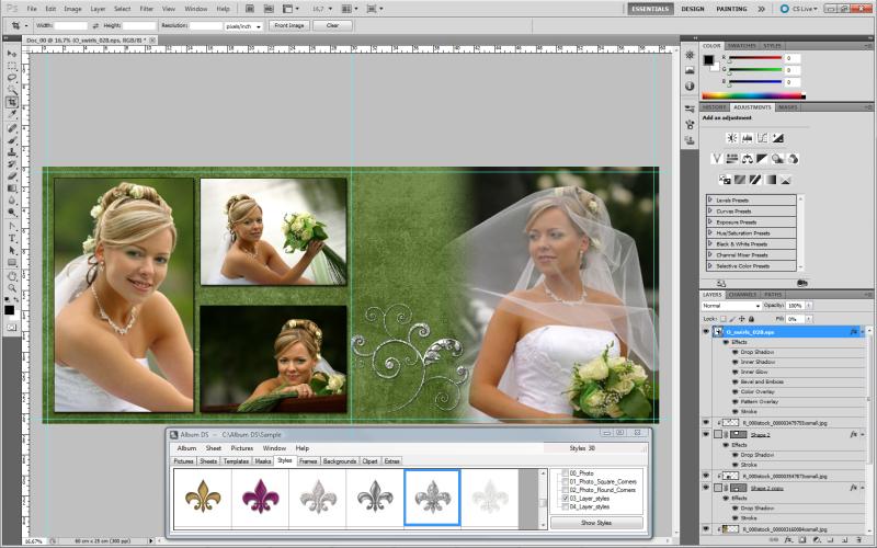 Wedding album design Wedding album design