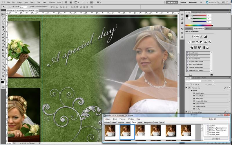 Wedding album design Wedding album design